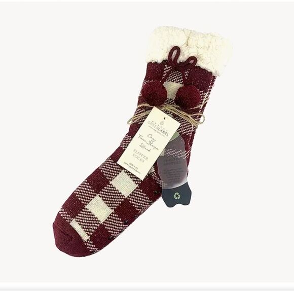 Quagga Accessories - Quagga Faux Sherpa Slippers Sustainable Green Label